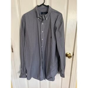 Ralph Lauren Black‎ Checked Button Up Size LT